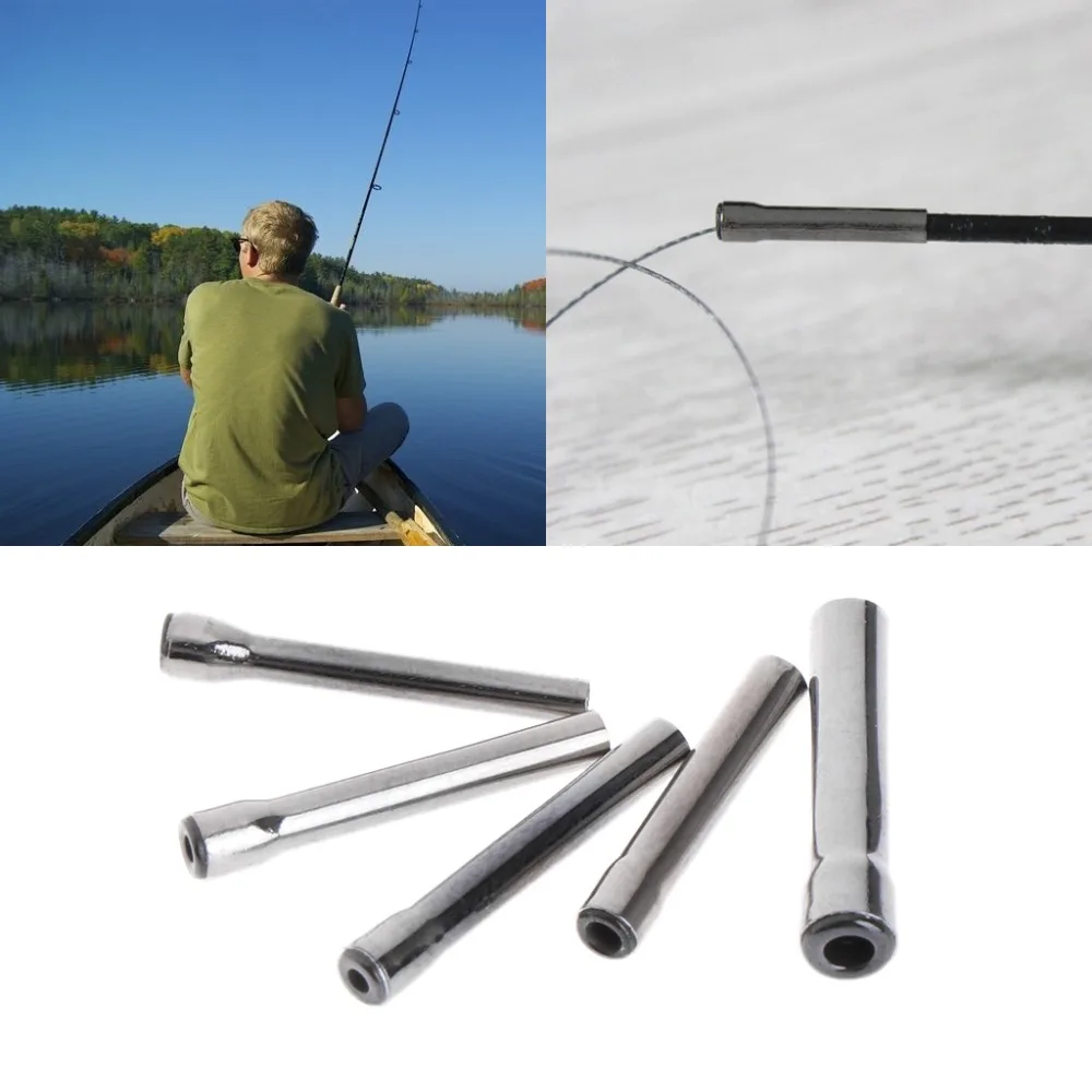 

Fishing Line Ring Guide Eye Hollow Rod Stem Tip Accessories Stainless Steel Tool