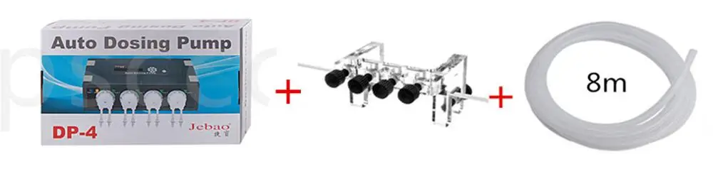 Новинка автоматическое дозирование насос JEBAO DP-2 DP-3 DP-3S DP-4 DP-4S DP-5 для коралловых рифов aqua риум на возраст 2, 3, 4, 5, напор насоса для морских aqua JEBAO DOSER3.4 DOSER2.4 DOSER-3.4 DOSER-2.4 DP-4 DP4 - Цвет: JEBAO DP-4 a set