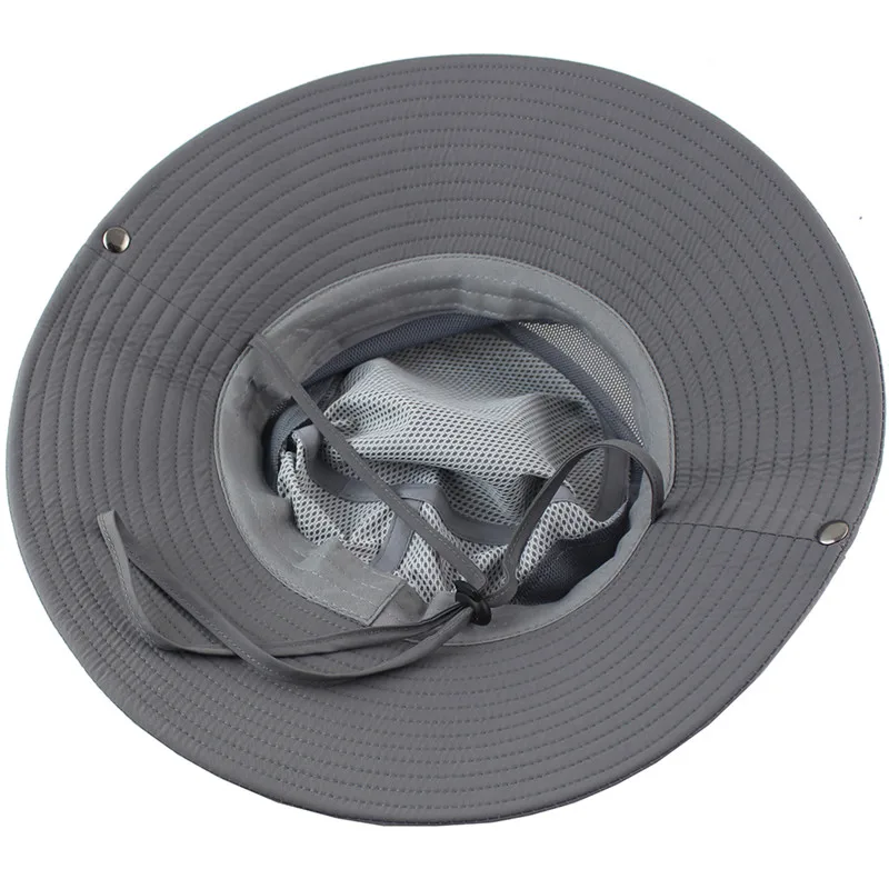 UPF 50 + قبعة الشمس دلو الصيف الرجال النساء الصيد Boonie قبعة الشمس الأشعة فوق البنفسجية حماية طويل كبيرة واسعة حافة بوب المشي في الهواء الطلق شاطئ ...