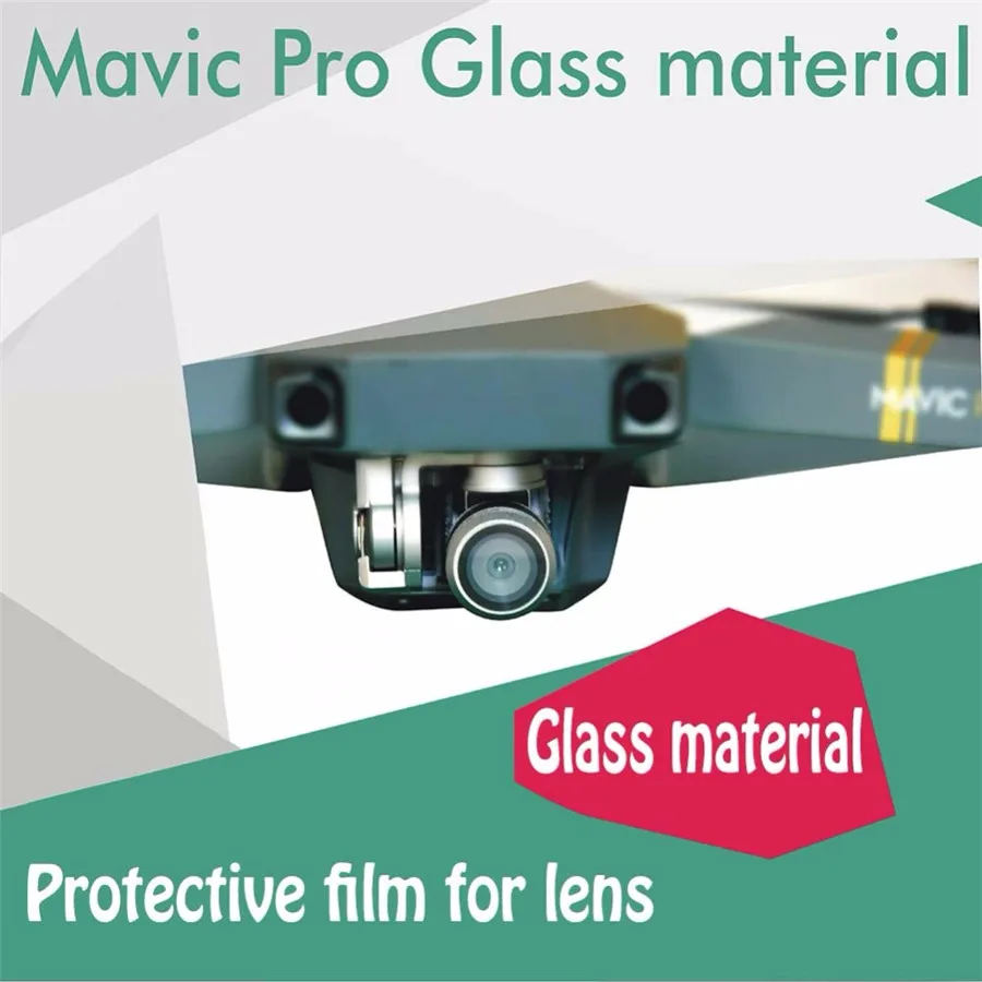 Mavic Pro HD Camera Lens Glass Protective Film UV Clear Tempered Glass