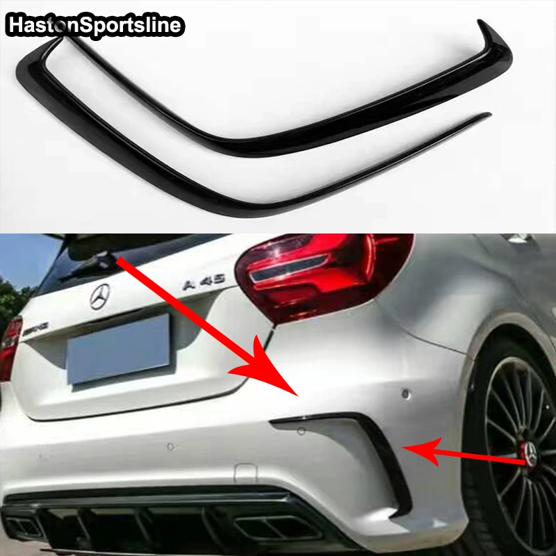 W176 A45 AMG углеродное волокно автомобильный Стайлинг задний воздушный Обрезной