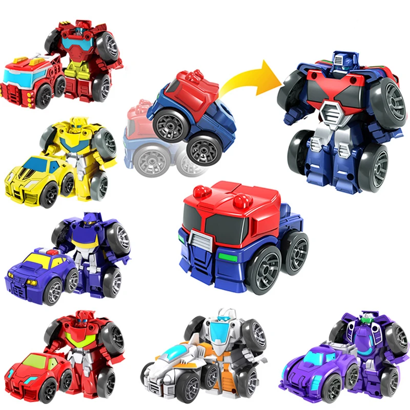 Горячая Распродажа 6 см спасательные игрушки Bots игрушечный робот трансформер