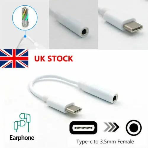 

USB-C Type To 3.5mm Audio Headphone Aux Jack Adapter For RAZER PHONE XPERIA SERI