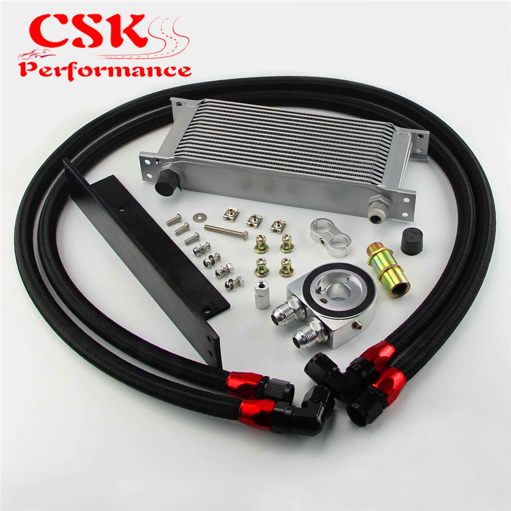 Buy 16 Row Bolt On Oil Cooler Kit Fits For Nissan
