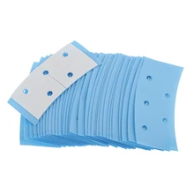 Объемная партия из 36 шт. мини высокое качество двухсторонняя система для волос клейкая лента ультра сильная фиксация синего цвета