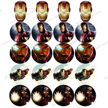 Мстители Железный человек съедобная Вафля Бумага для торт фигурки жениха и невесты; " 20 шт./компл. Обледенение Бумага для мальчика на день рождения, съедобные Бумага для украшения тортов