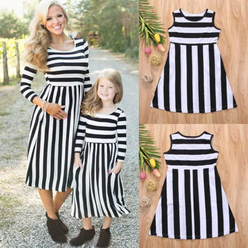 matching summer dresses for mother and daughter