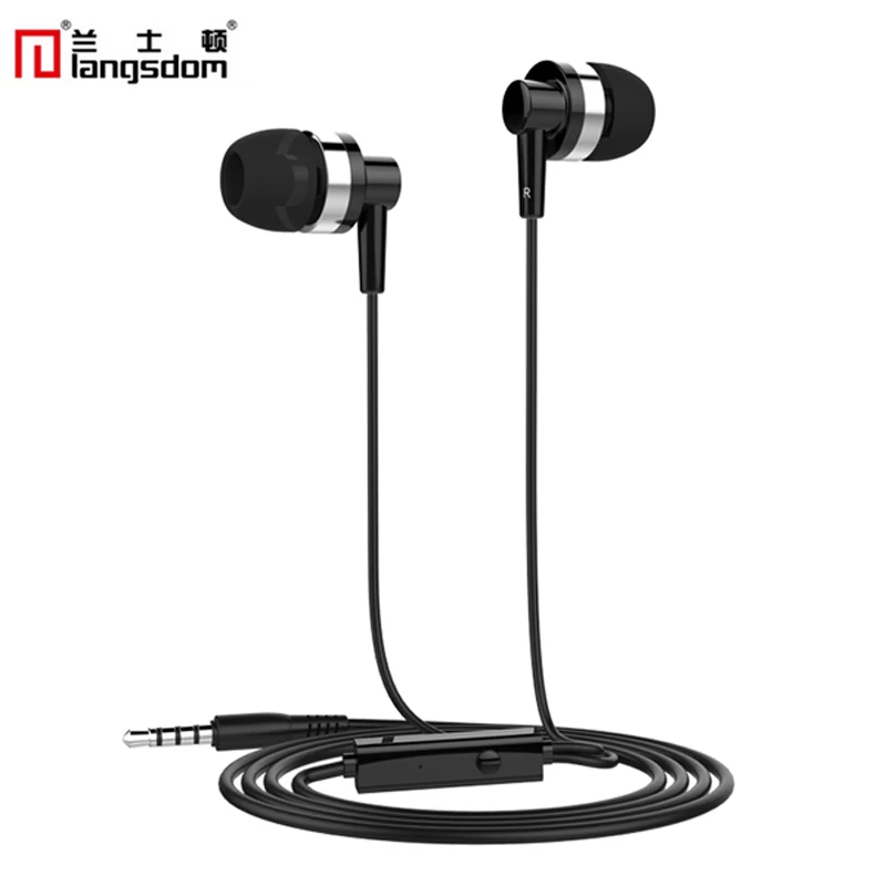 

Original Langsdom JD89 In-Ear Earphones Wired Metal Earphone for phone Stereo Headset with Mic for iPhone6s 7 Xiaomi Mi5 huawei