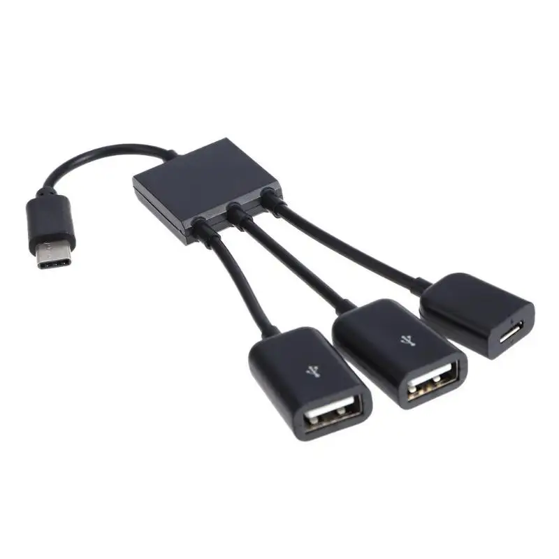 USB3.1 type-C OTG кабель адаптер Micro usb-хаб USB OTG адаптер для смартфона для windows/Mac OS/Linux системы для Macbook PC