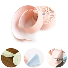 Водонепроницаемый плесени клейкая лента гостиная кухня соединение радиатора щелевая наклейка ванная комната угловая линия наклейка