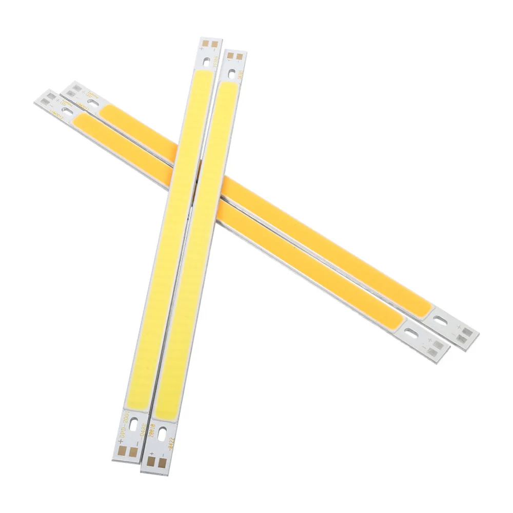 

2Pcs/lot COB LED Strip Lights Bulb Lamp 12-14V 10W 1000LM two colour to choose White/Warm White cabinet light