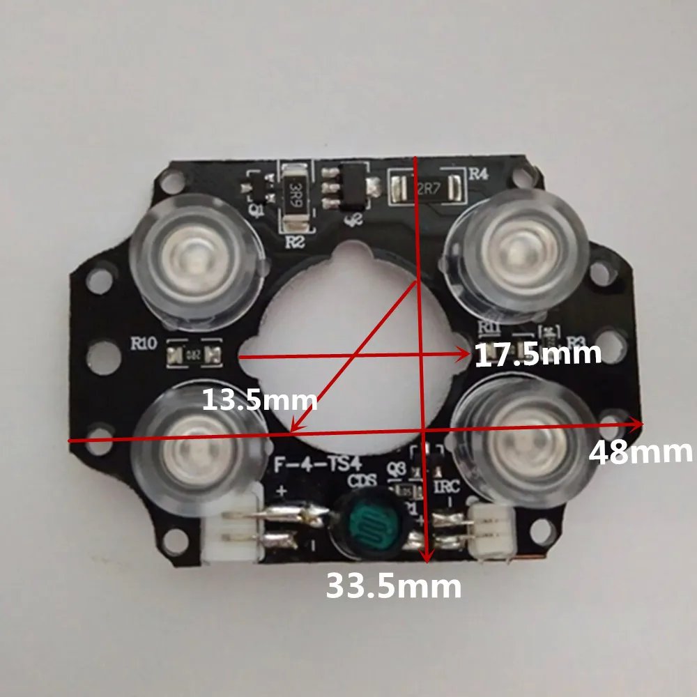 Инфракрассветильник плата CCTV ИК светодиодная световая панель камера