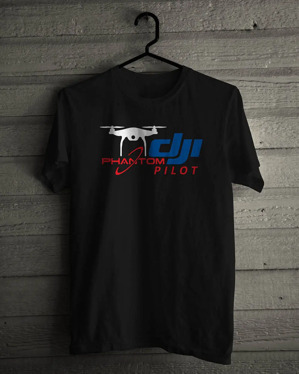 Модные новые футболки DJI Phantom профессиональный пилот черная футболка размеры от s