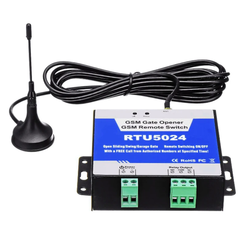 RTU5024 GSM Automatic Swing Sliding Gate Opener Garage door GSM home remote access controller Relay output App support