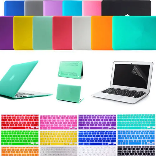 

Laptop Matt Rubberized Hard Case Keyboard Skin Cove for for Macbook Pro 13.3 15.4 Pro 12 13 15 inch Air 11 13 Laptop Shell