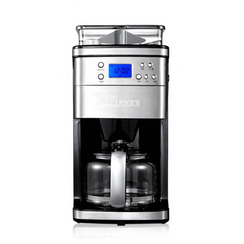PE3500 900W 220V 1.5L Full Automatic Coffee Maker Machine Drip Type Coffee Bean Grinder Cafe Americano American Coffee Machine 