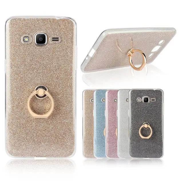 for samsung galaxy j2 prime transparent soft tpu glitter metal ring back cover for for samsung galaxy j2 prime transparent soft tpu glitter metal ring back cover for