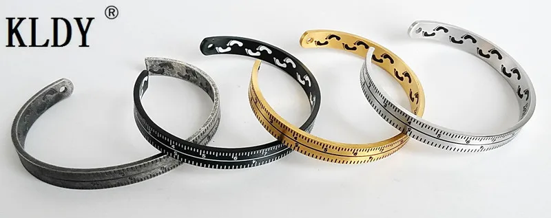 Vintage-Men-Jewelry-316L-Titanium-Steel-Black-Rule