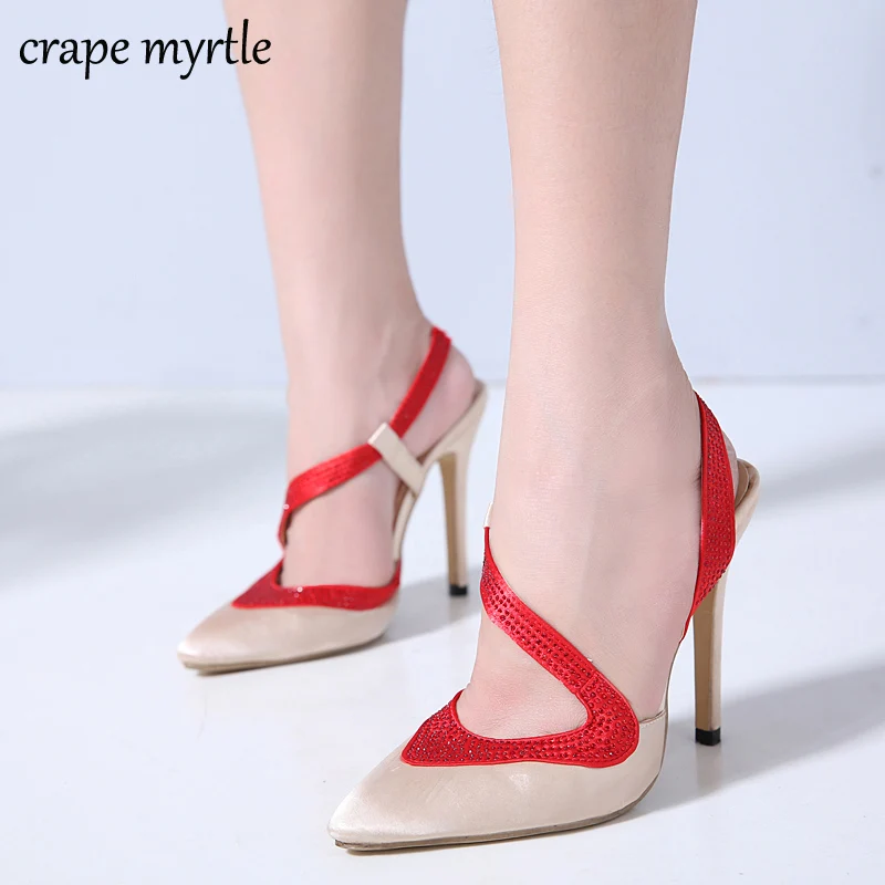 crystal gladiator heels