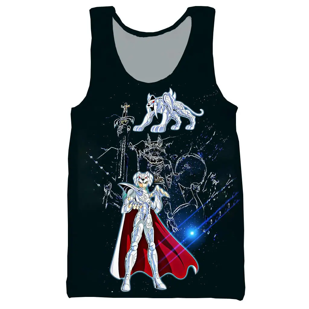 ST Seiya Hades Specters, модная мужская и женская майка, 3D классная, с принтом, топ-Бюстгальтер на бретельках, майка для мужчин, Женские повседневные топы