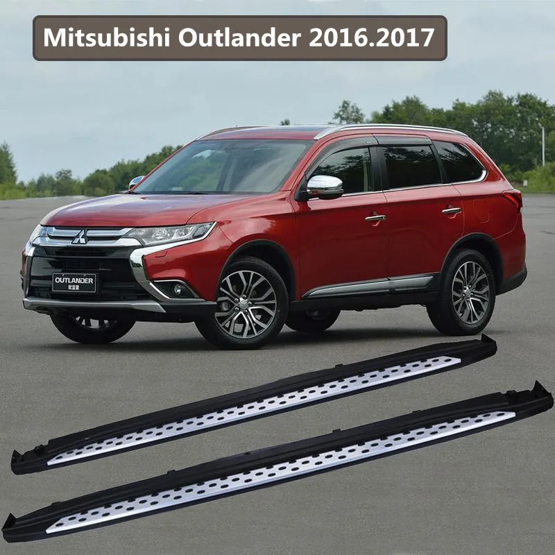 Автомобильные подножки для Mitsubishi Outlander 2016 2017 боковые ступенчатые педали