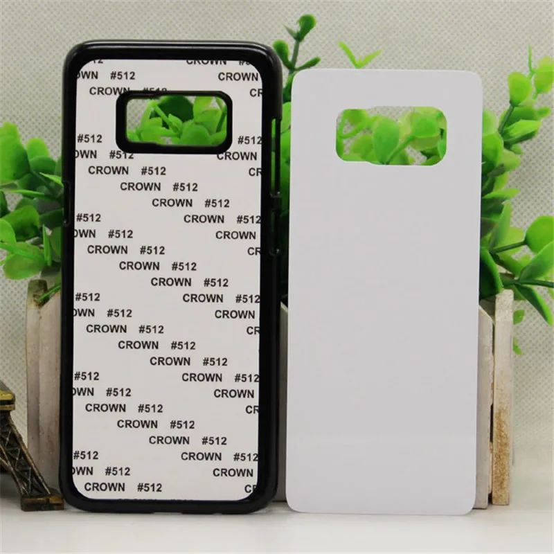 10 шт./лот 2D сублимационный пустой пластиковый чехол для Samsung Galaxy S8 Plus алюминиевый