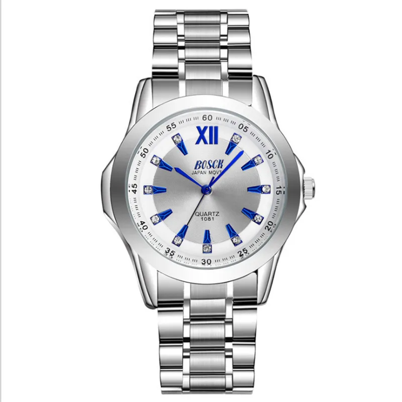 senior luxury brand quartz watch male oil painting gold stainless steel watch male commercial