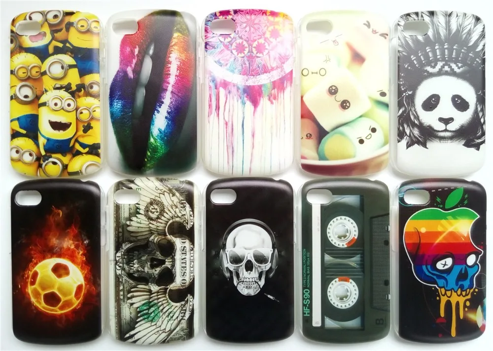 New Clear Covers For Blackberry Q10 Case Plastic Hard Protective Back
