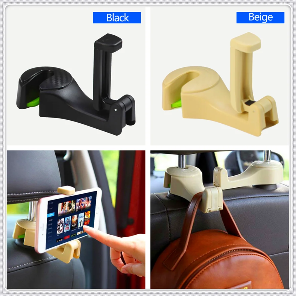 

Car Headrest Hook bag Phone Holder Seat Back Hanger for Chevrolet Trailblazer Onix Tru Orlando Code Captiva Aveo Sail