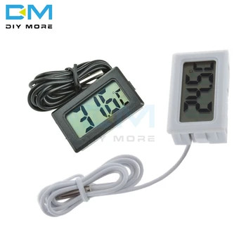 

1M 3M 5M Mini Digital LCD Display Probe Fridge Freezer Thermometer Sensor Thermometer Thermograph For Aquarium Refrigerator Kit