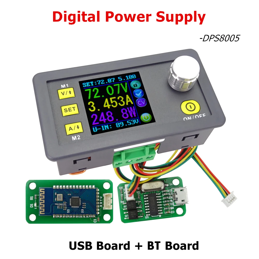 RD программируемый постоянный Напряжение Ток понижающий модуль питания Вольтметр Амперметр понижающий преобразователь 80 в 5A DPS8005