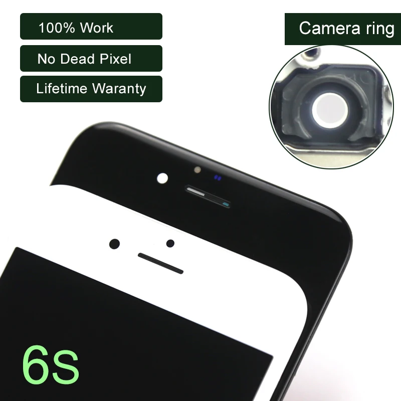 

20PCS For iphone 6S LCD Display AAA With Touch Screen Digitizer 4.7 Inch LCD For iphone Display Assembly Black&White Replacement