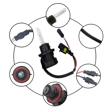 

LOAUT HID Blub H13 DC Headlight 12V 110W 3000K 4300K 5000K 6000K 8000K 10000K 12000K for HID Auto Kit Blub