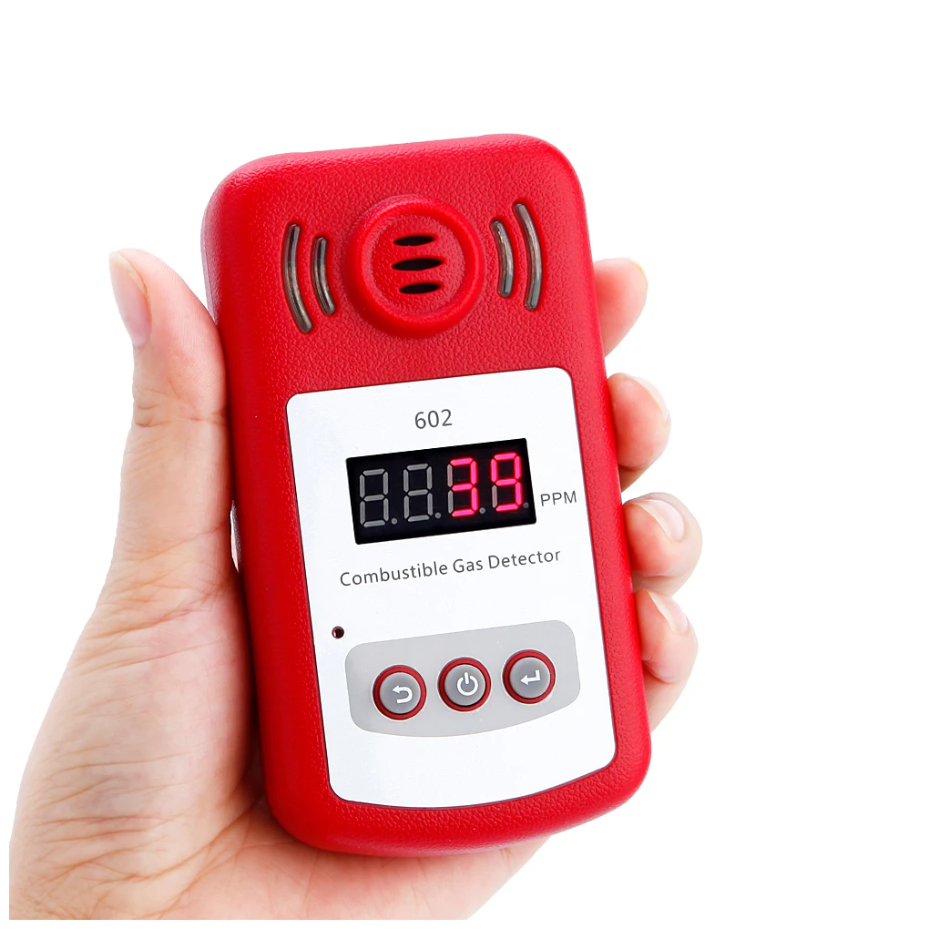

KXL-602 Portable Mini Combustible Gas Detector Analyzer Gas Leak Tester with Sound and Light Alarm