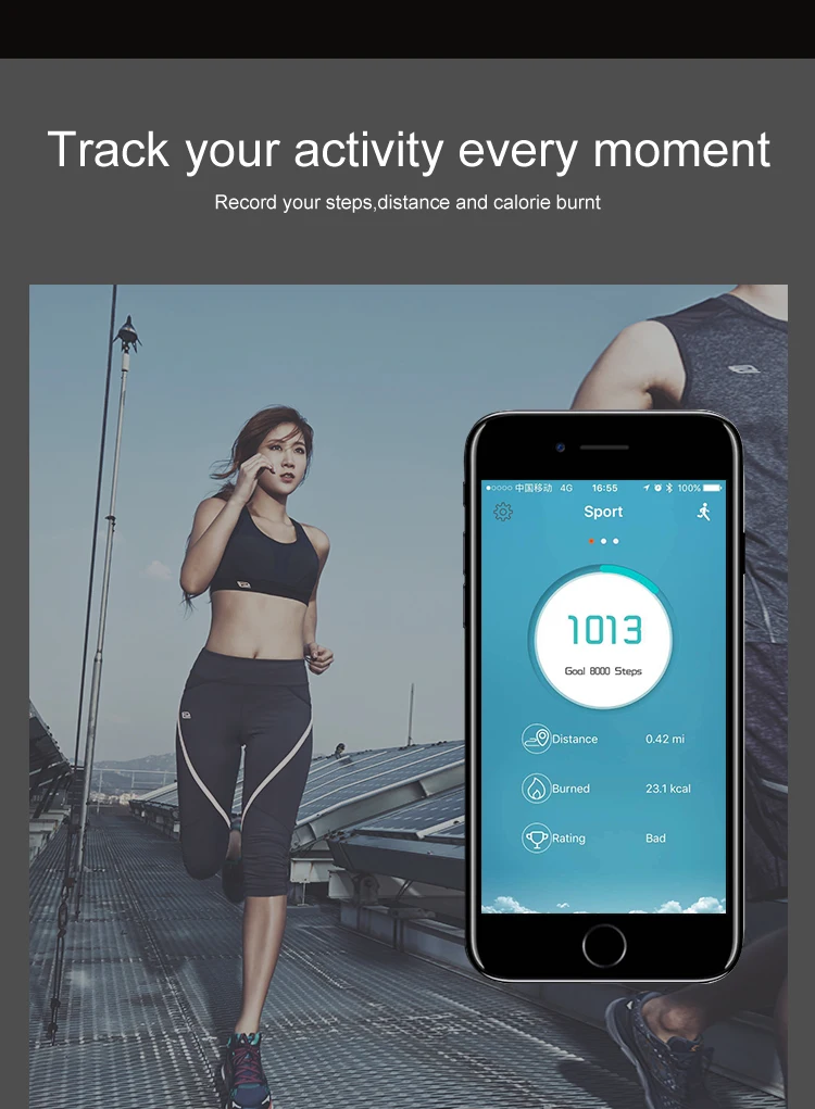 Smart Wristband Bluetooth Bracelet women men 2018 IP67 Waterproof gps Sports Fitness Tracker Smartband Sport Watch ios android  (7)