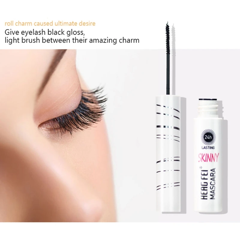 

Thin Mascara Eye Lashes Eyelash Curling Brush Makeup Extension Dense Waterproof
