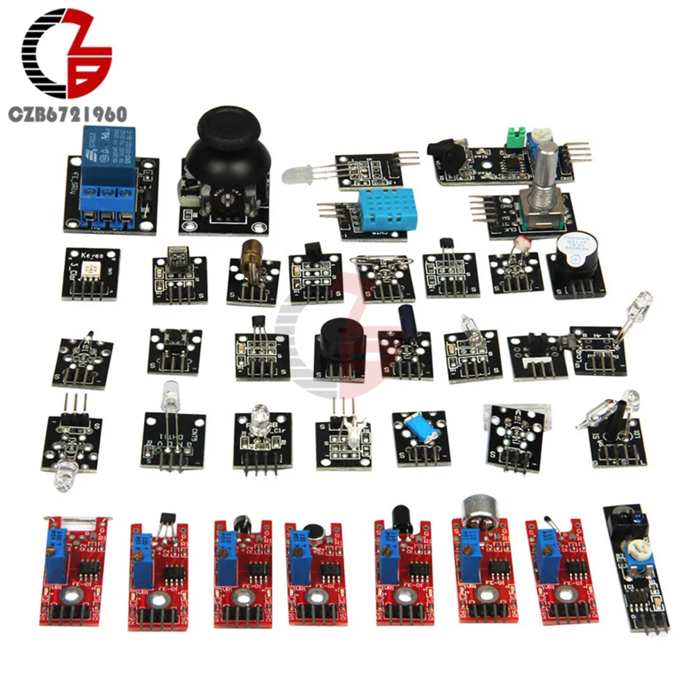 37 Sensor Papan Kit Ultimate 37 In 1 Sensor Kit MODUL UNTUK ARDUINO MCU ...