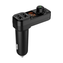 A2DP плеер fm-передатчик Dual USB, автомобильное зарядное напряжение дисплей Универсальная совместимость адаптироваться к большинству видов автомобилей зарядки