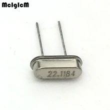20 штук HC-49S 22,1184 МГц 20ppm 20pF Кварцевый резонатор