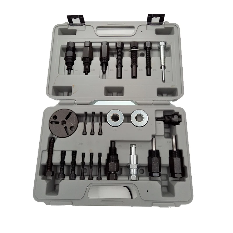 

Free shipping hot sale auto ac repair tool Compressor clutch hub puller installer kit
