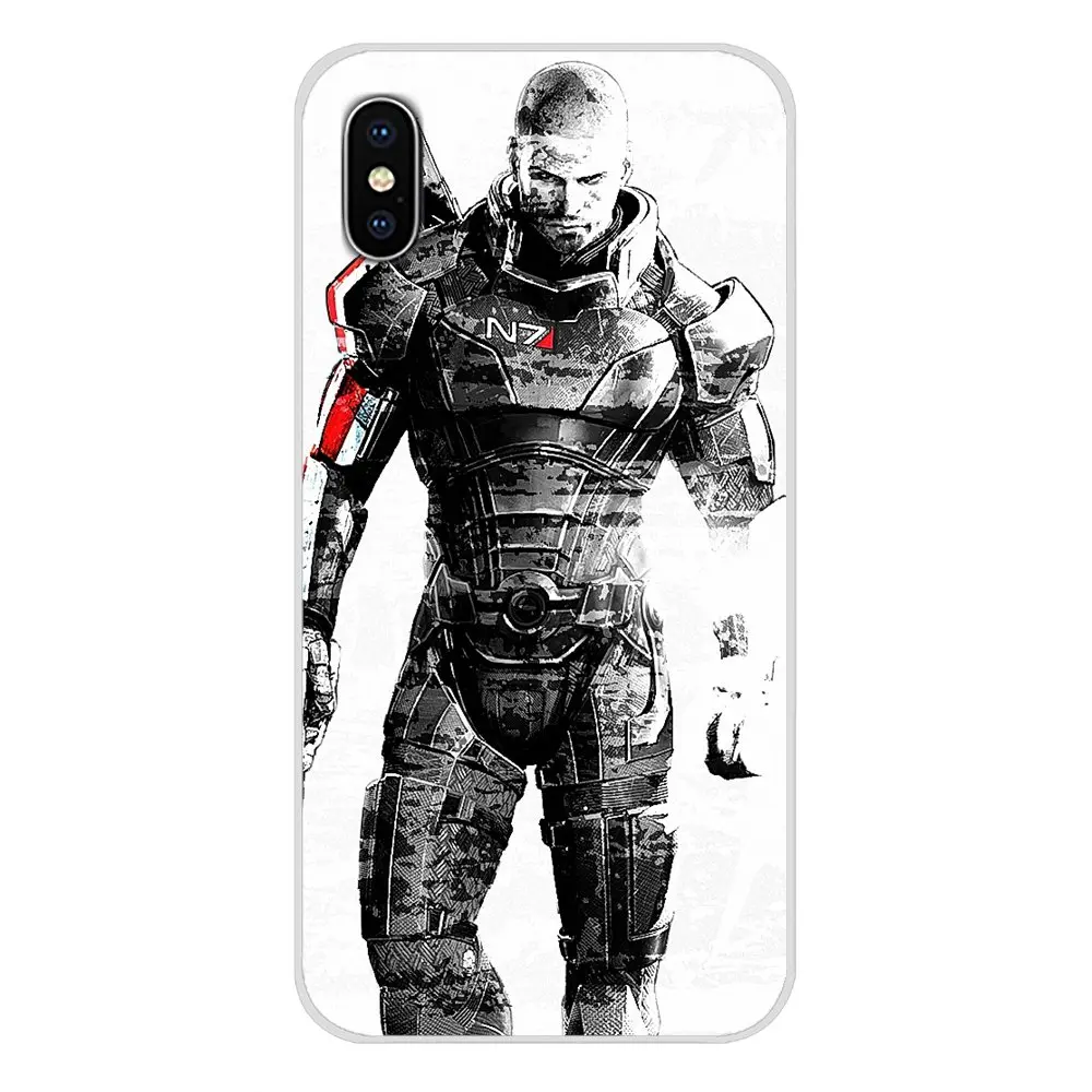 Для Xiaomi Redmi 4A S2 Note 3 3S 4 4X 5 Plus 6 7 6A Pro Pocophone F1 аксессуары чехлы для телефонов N7 Mass Effect