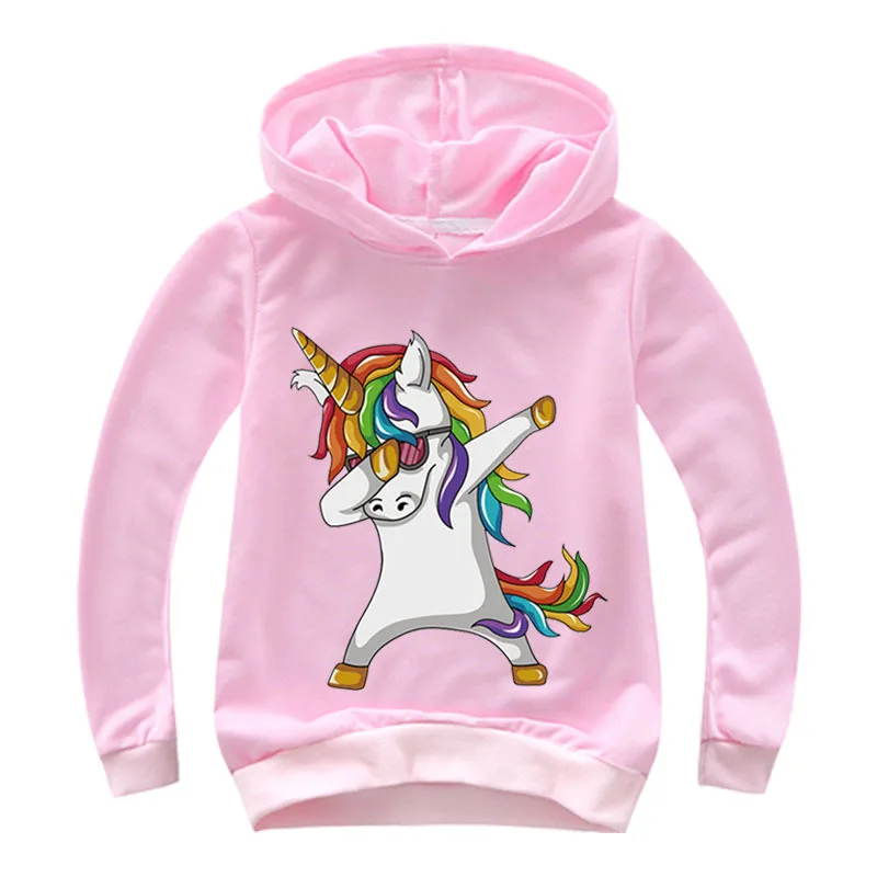 

DLF 2-16Y 2019 Newest Dabbing Pug Hoodie Kids Funny Cartoon Hoodies Boys Hooded Sweatshirt Hip Hop Harajuku Girls Streetwear Top