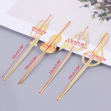 4 стиля креативные пустые металлические закладки Музыкальные инструменты металлические закладки книжные зажимы офисные школьные канцелярские принадлежности