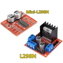 Módulo de placa de controlador L298N L298N motor paso a paso robot de coche inteligente Placa de pruebas peltier de alta potencia L298 DC controlador de Motor para arduino
