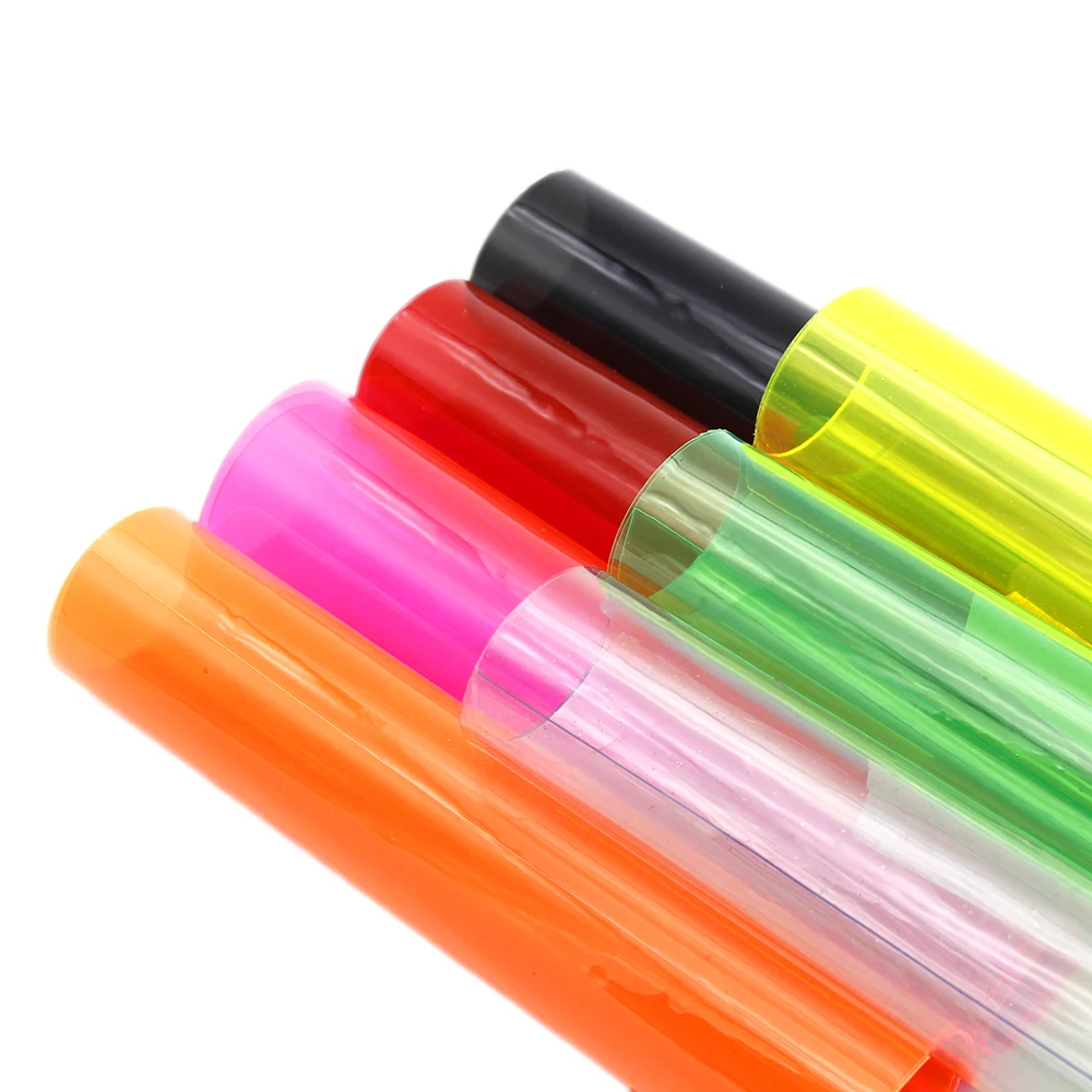 

David accessories 7pcs/set 20*34cm Transparent Faux Synthetic Leather Fabric,DIY Handmade Hairbow Bag Crafts Material,1Yc6197