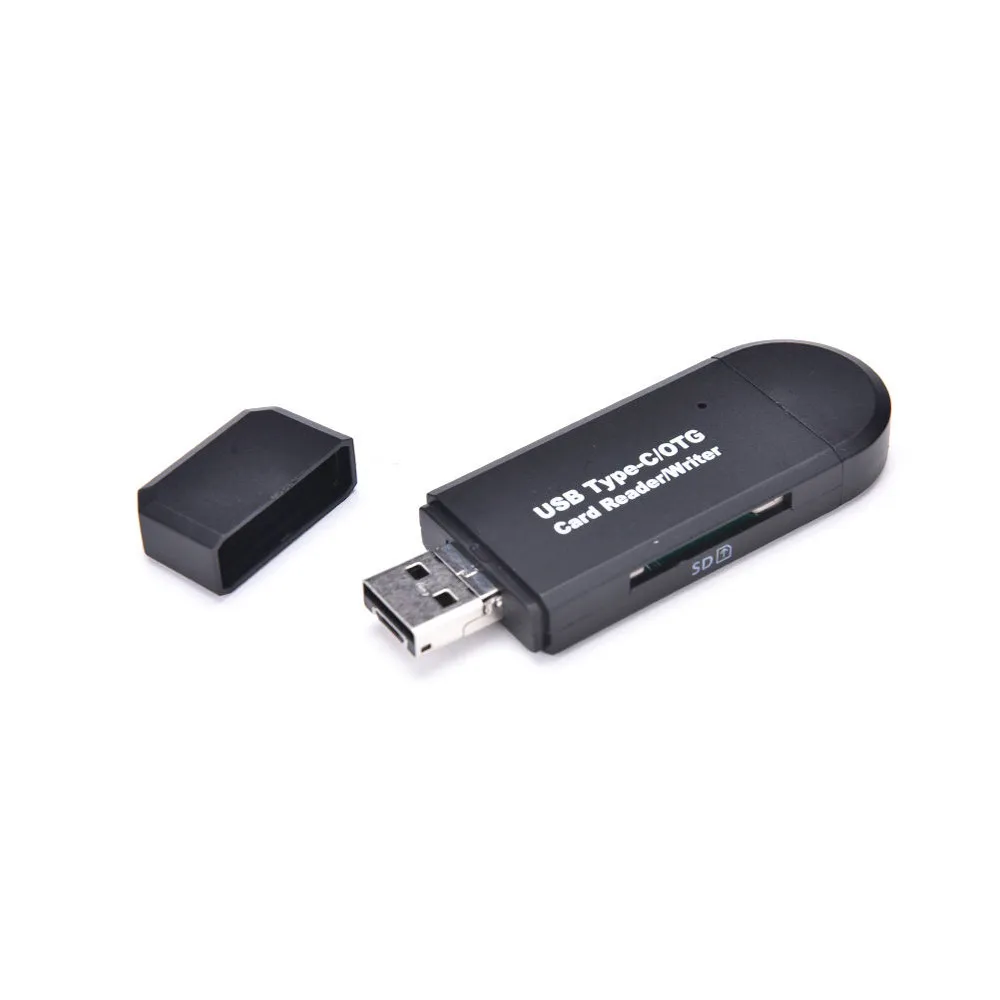 CARPRIE 3 в 1 Micro type-C USB OTG для USB 2,0 адаптер SD/Micro SD кардридер Стандартный USB Прямая