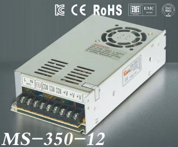 

Factory price 350W 12V 29A single output Mini size LED Switching Power Supply ac-dc transformer fonte 12v high quality MS-350-12