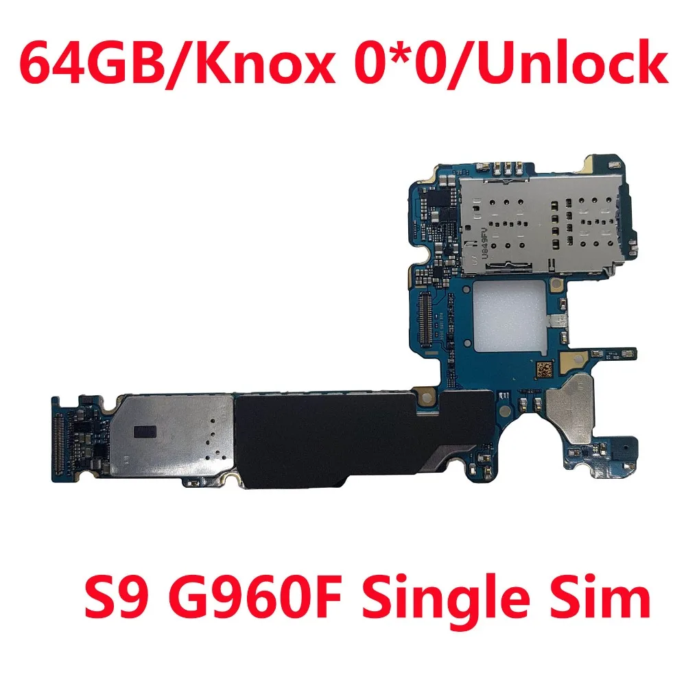 

Original Motherboard For Samsung Galaxy S9 G960F G960FD(G960F/DS) 64GB Unlocked MainBoard Single Dual Sim Logic Board(Exynos