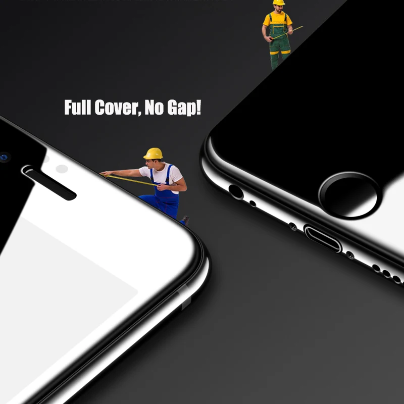 MOUSEMI 5D полное покрытие закаленное стекло для iPhone 7 8 6 Plus изогнутая Защитная пленка