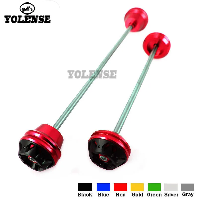 

For YAMAHA TMAX500 T-MAX530 TMAX530 TMAX 530 500 T-MAX 530 500 Motorcycle Front & Rear Axle Fork Crash Sliders Wheel Protector